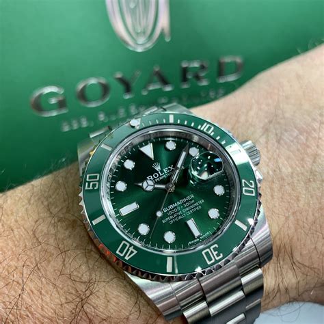 2018 gold rolex submariner|rolex submariner green dial bezel.